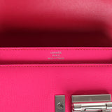 Pre-owned Hermes Mini Verrou Chaine Bag Rose Pop Chevre Chamkila Palladium Hardware