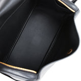 Hermes Lindy 26 Black Clemence Gold Hardware