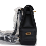 Hermes Mini Kelly Jump Backpack Black Swift Gold Hardware