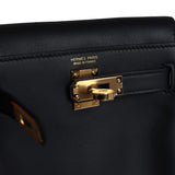 Hermes Mini Kelly Jump Backpack Black Swift Gold Hardware