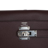 Hermes Kelly Ado II Backpack Rouge Sellier Verso Evercolor Palladium Hardware