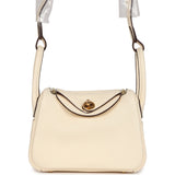 Hermes Mini Lindy Nata Clemence Gold Hardware