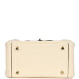 Hermes Mini Lindy Nata Clemence Gold Hardware