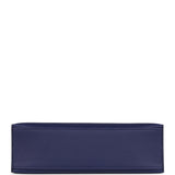 Hermes Kelly Pochette Bleu Encre Swift Palladium Hardware