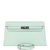 Hermes Kelly Elan Vert Peppermint Epsom Palladium Hardware