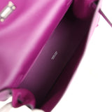 Hermes Kelly Danse Anemone Evercolor Palladium Hardware