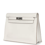 Hermes Kelly Danse Gris Pale Swift Palladium Hardware