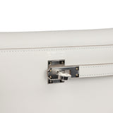 Hermes Kelly Danse Gris Pale Swift Palladium Hardware