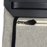 Hermes Herbag Zip Pegase Pop PM 31 Ecru Toile H Canvas and Black Hunter Palladium Hardware