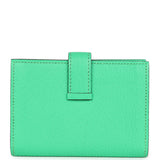 Hermes Bearn Mini Wallet Vert Comics Chevre Mysore Palladium Hardware