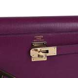 Hermes Kelly Elan Anemone Chevre Chamkila Permabrass Hardware