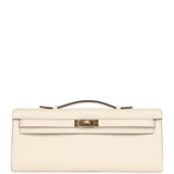 Hermes Kelly Cut Nata Swift Gold Hardware