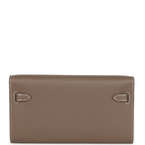 Hermes Kelly Wallet To Go Etoupe Evercolor Gold Hardware