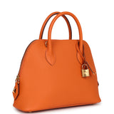 Hermes 1923 Bolide 25 Orange Epsom Gold Hardware