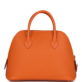 Hermes 1923 Bolide 25 Orange Epsom Gold Hardware