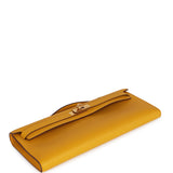 Hermes Kelly Cut Jaune Ambre Swift Gold Hardware