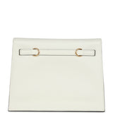 Hermes Kelly Danse White Evercolor Verso Gold Hardware