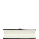 Hermes Kelly Danse White Evercolor Verso Gold Hardware