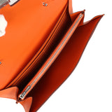 Hermes Constance Wallet To Go Orange Epsom Palladium Hardware