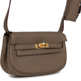 Hermes Kelly Moove Etoupe Swift Gold Hardware