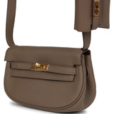 Hermes Kelly Moove Etoupe Swift Gold Hardware