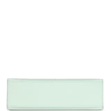 Hermes Kelly Pochette Vert Peppermint Swift Palladium Hardware