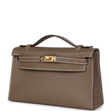 Hermes Kelly Pochette Etoupe Swift Gold Hardware Payment 2