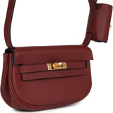 Hermes Kelly Moove Rouge H Swift Gold Hardware