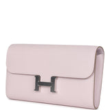 Hermes Constance Wallet To Go Mauve Pale Epsom Palladium Hardware