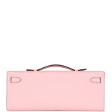 Hermes Kelly Cut Rose Sakura Swift Palladium Hardware