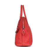 Hermes Bolide 31 Rouge Pivoine Clemence Palladium Hardware