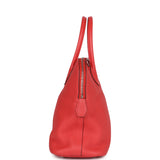 Hermes Bolide 31 Rouge Pivoine Clemence Palladium Hardware