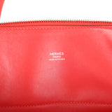 Hermes Bolide 31 Rouge Pivoine Clemence Palladium Hardware