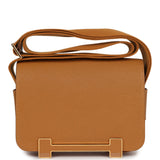 Hermes Geta Caramel Chevre Mysore Gold Hardware