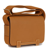 Hermes Geta Caramel Chevre Mysore Gold Hardware