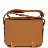 Hermes Geta Caramel Chevre Mysore Gold Hardware