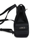 Hermes Mini Kelly Jump Backpack Black Swift Palladium Hardware