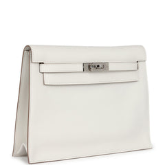Hermes Kelly Danse Gris Pale Swift Palladium Hardware