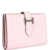 Hermes Bearn Card Holder Rose Darling Chevre Mysore Palladium Hardware