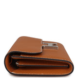 Hermes Constance To Go Wallet Toffee Epsom Palladium Hardware