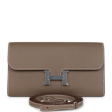 Hermes Constance Wallet To Go Etoupe Epsom Palladium Hardware