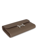 Hermes Constance Wallet To Go Etoupe Epsom Palladium Hardware