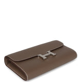 Hermes Constance Wallet To Go Etoupe Evercolor Palladium Hardware