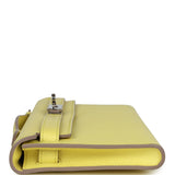 Pre-owned Hermes Kelly Cut Soufre Epsom Palladium Hardware