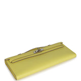 Pre-owned Hermes Kelly Cut Soufre Epsom Palladium Hardware