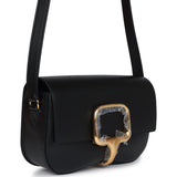 Hermes Della Cavalleria Elan Black Tadelakt Gold Hardware