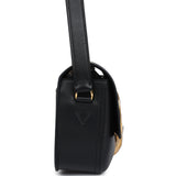 Hermes Della Cavalleria Elan Black Tadelakt Gold Hardware