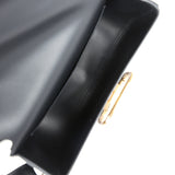 Hermes Della Cavalleria Elan Black Tadelakt Gold Hardware