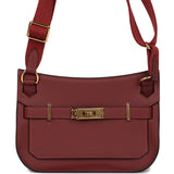 Hermes Mini Jypsiere Rouge H Swift Gold Hardware