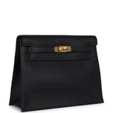 Hermes Kelly Danse Black Swift Gold Hardware